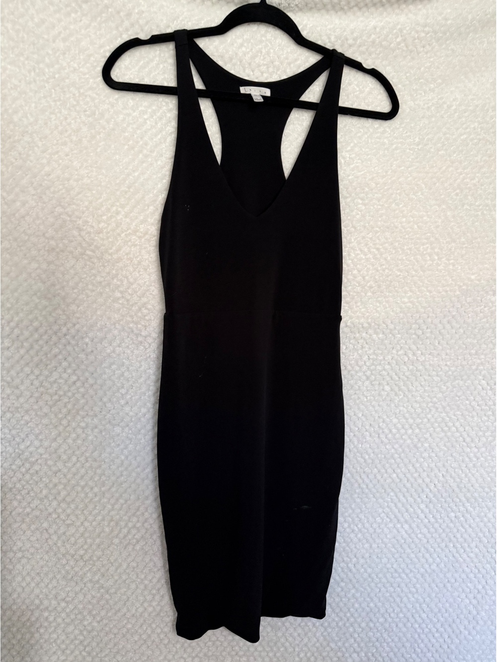 Leith Black Racerback Bodycon Dress XS